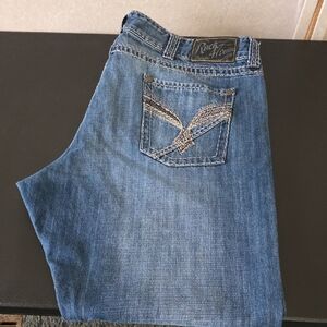 Rock Revival Men's Bootcut Jeans in Classic Blue